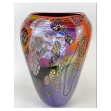Wes Hunting Art Glass Vessel