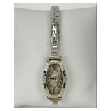 S Bruner Art Deco Style Watch 18KT Gold Case