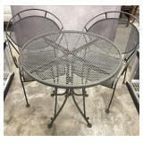 Wrought Iron Patio Bistro Set