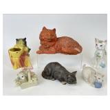 Signed Lenox Cat, Cast Iron Cat & More