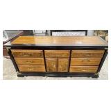 Vintage Singer Chinoiserie Style Dresser &