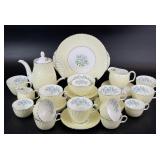 Adderley Fine Bone Hand Painted China Tea Set