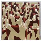 Lee Woods Original Acrylic on Board Painting