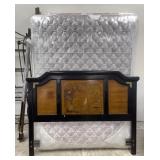 Vintage Queen Singer Chinoiserie Style Headboard