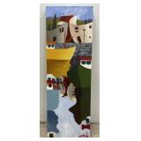 Lee Woods Original Acrylic on Board Painting