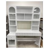 6.5 FT Contemporary Writing Desk w/ Hutch