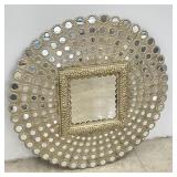 3 FT Metal Peacock Mirror