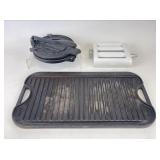 Cast Iron Pan, Tortilla Press & More