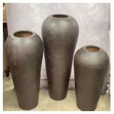 Oversized Painted Floor Vases