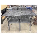 Cast Aluminum Outdoor Dining Set