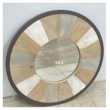 Rustic Wood Wall Mirror