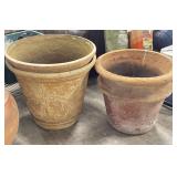 Terracotta & Concrete Garden Planters