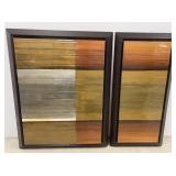 Signed Abstract Wall Art "Parallel Bars"