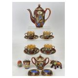 Vintage Japanese Satsuma Tea Set & More