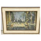 Cyril Saunders Spackman A Dream Garden Print