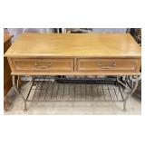 Wood & Iron Console Table