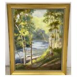 P. Williamson Oil on Canvas - Signed