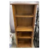 Mission Style Multi Tiered Bookshelf
