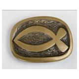 Vintage James Avery Bronze Belt Buckle