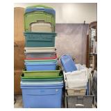 Selection of Plastic Storage Bins