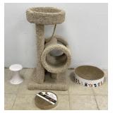 Cat Tree, Cat Scratchers & Automatic Laser Toy