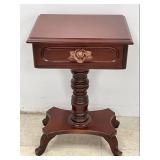 Reproduction Empire Style Pedestal Side Table