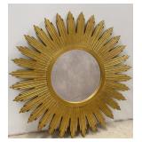 Gilt Sunburst Wall Mirror