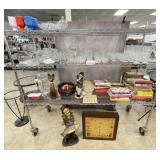 Selection of Glassware, Whimsical Statues,