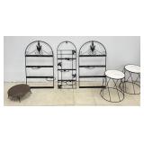Metal Floor & Wall Plant Holders
