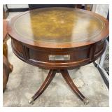 Vintage Duncan Phyfe Style Drum Table