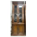 7.5 FT Bowery Hill Cherry Wood Lighted Display