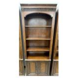 7.5 FT Bowery Hill Cherry Wood Lighted Open