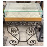 Metal Scrollwork Jewelry Display Table