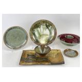 Mud Work & Other Signed Pottery
