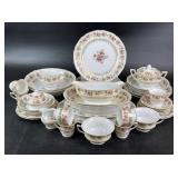 Occupied Japan Gold Castle Serving Ware