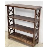 3 Tiered Chippendale Style Mahogany Floor Shelf