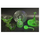 Selection of Vaseline Glass