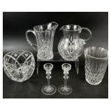 Block Pitchers, Val St Lambert Vase & More