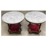 Hollywood Regency Revival Accent Tables
