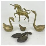 Vintage Brass Animal Figures