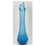 Mid Century Modern Ribbed Swung Vase