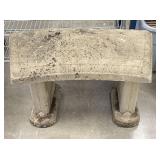 Stone Garden Bench