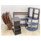 Floor Shelves, Wall Shelf, TV Tray Set & More