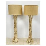 5 FT Pottery Barn Driftwood Floor Lamps
