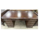 Dark Wood Executive Desk