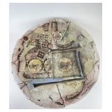 Round Reveal Ceramic Sculpture - Signed