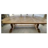 French Solid Wood Farmhouse Dining Table