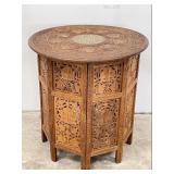 Vintage Hand Carved Side Table