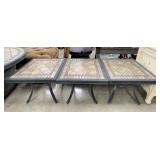 Tile Top Patio Side Tables