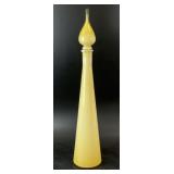 Empoli Genie Style Art Glass Decanter
